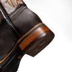 Bota Rodeo Clasica Punta Cuadrada Piel Premium