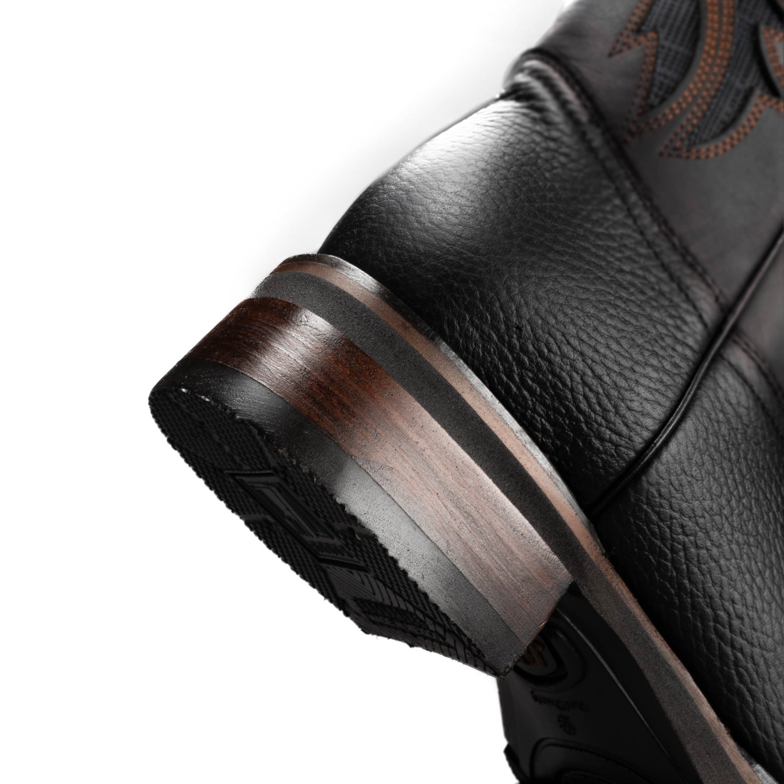 Bota Rodeo Clasica Punta Cuadrada Piel Premium