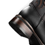 Bota Rodeo Clasica Punta Cuadrada Piel Premium