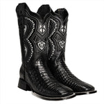 Combo Bota de Rodeo Piel de Caiman Original y Cinto