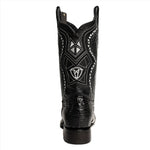 Combo Bota de Rodeo Piel de Caiman Original y Cinto