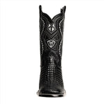 Combo Bota de Rodeo Piel de Caiman Original y Cinto