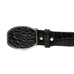 Combo Bota de Rodeo Piel de Caiman Original y Cinto