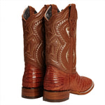 Combo Bota de Rodeo Piel de Caiman Original y Cinto