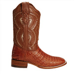 Combo Bota de Rodeo Piel de Caiman Original y Cinto