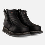 Hammer 6" Botas de Trabajo Doble Zipper Suela Ligera Doble Densidad , 100% Piel Habana