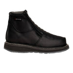 Hammer 6" Botas de Trabajo Doble Zipper Suela Ligera Doble Densidad , 100% Piel Negro