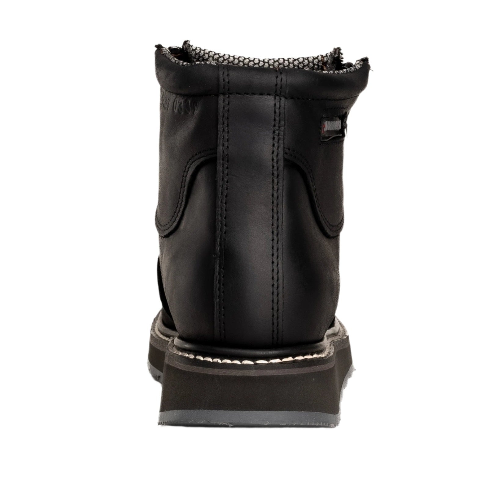 Hammer 6" Botas de Trabajo Doble Zipper Suela Ligera Doble Densidad , 100% Piel Negro