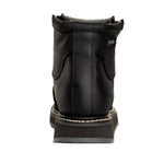 Hammer 6" Botas de Trabajo Doble Zipper Suela Ligera Doble Densidad , 100% Piel Negro