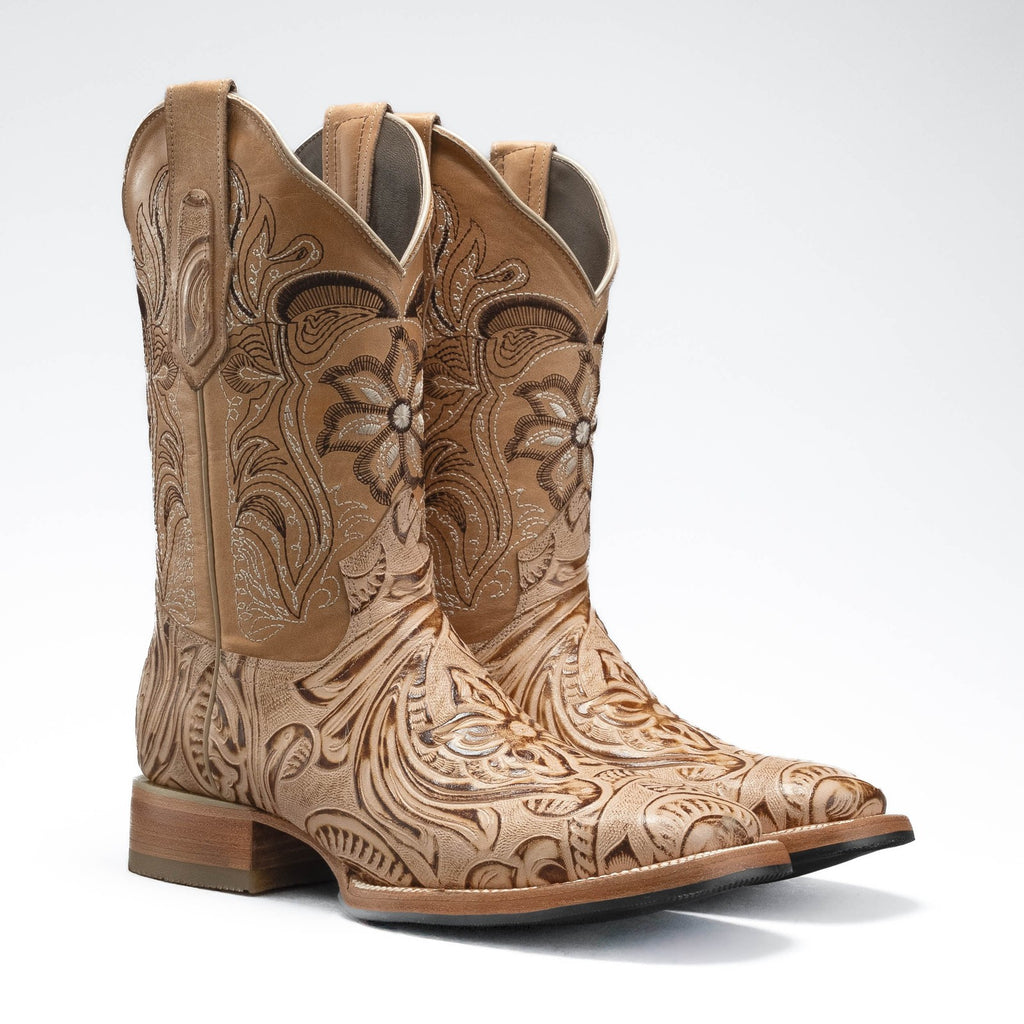 Bota Rodeo Piel Premium Diseño Artesanal Sincelado