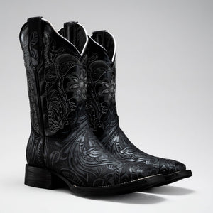 Bota Rodeo Piel Premium Diseño Artesanal Sincelado