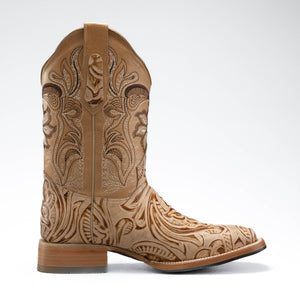 Bota Rodeo Piel Premium Diseño Artesanal Sincelado