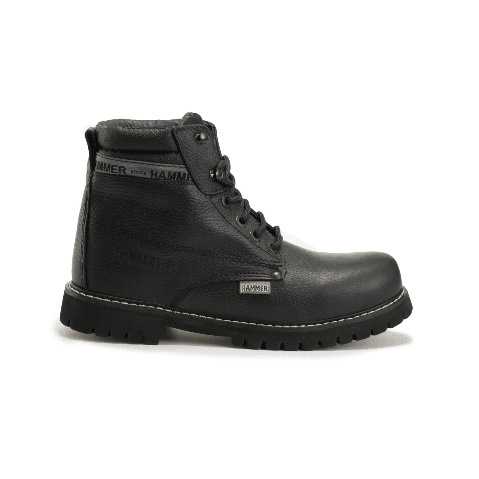 MU036 Murphy Botas de Trabajo Suela Tractor Piel 6" Negro