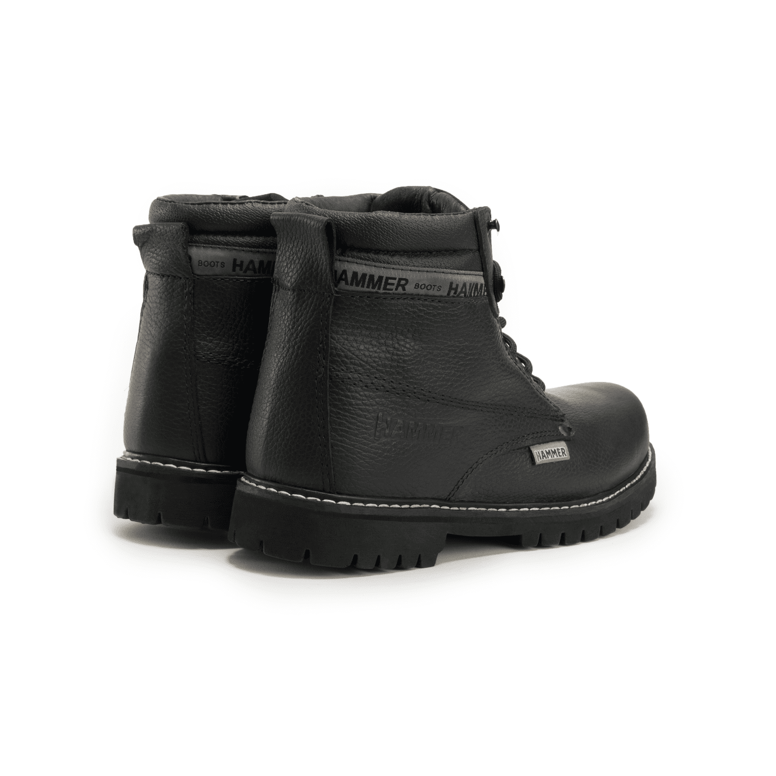 MU036 Murphy Botas de Trabajo Suela Tractor Piel 6" Negro
