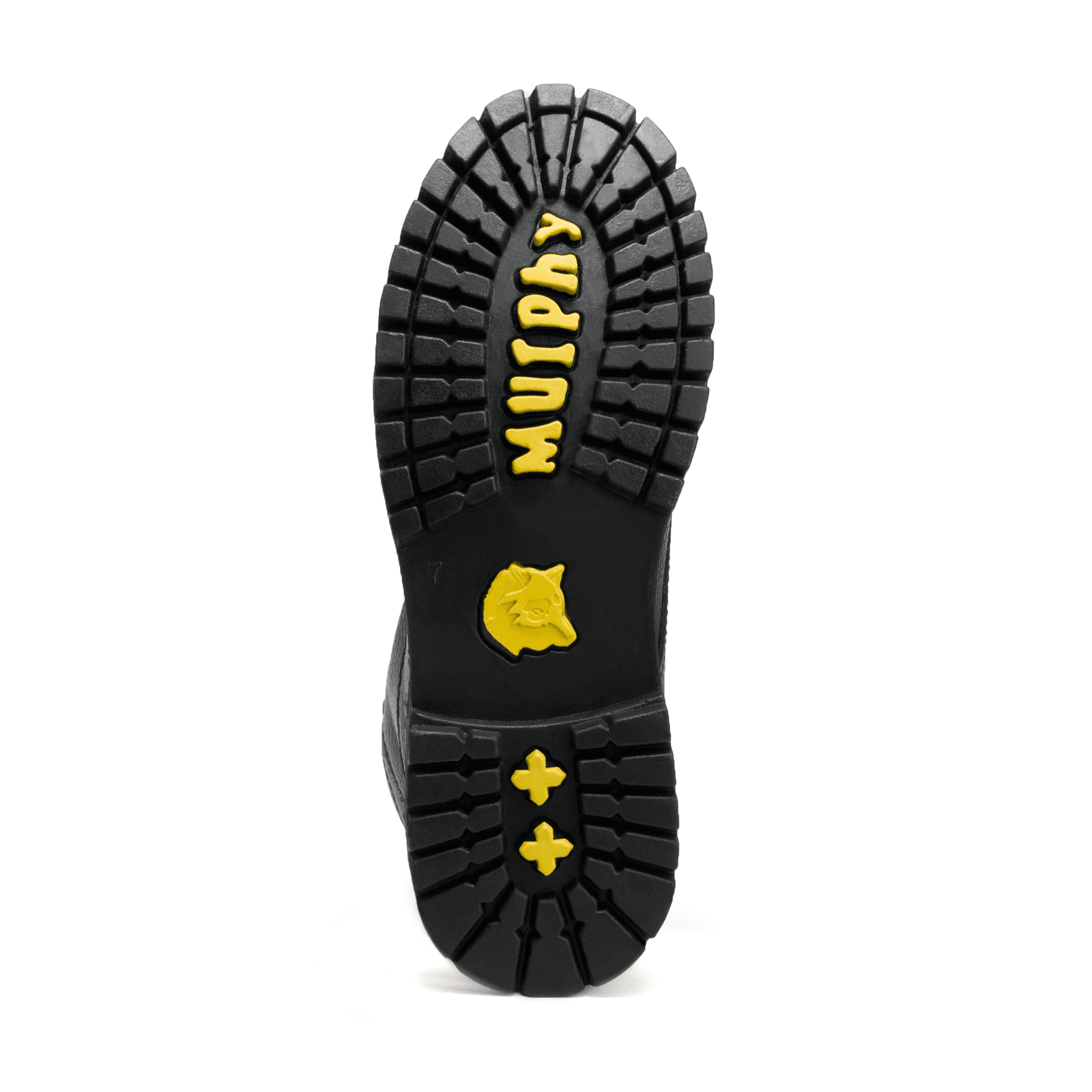 MU036 Murphy Botas de Trabajo Suela Tractor Piel 6" Negro