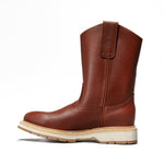 Bota de Trabajo 100% Piel Tubo Alto Suela Hule