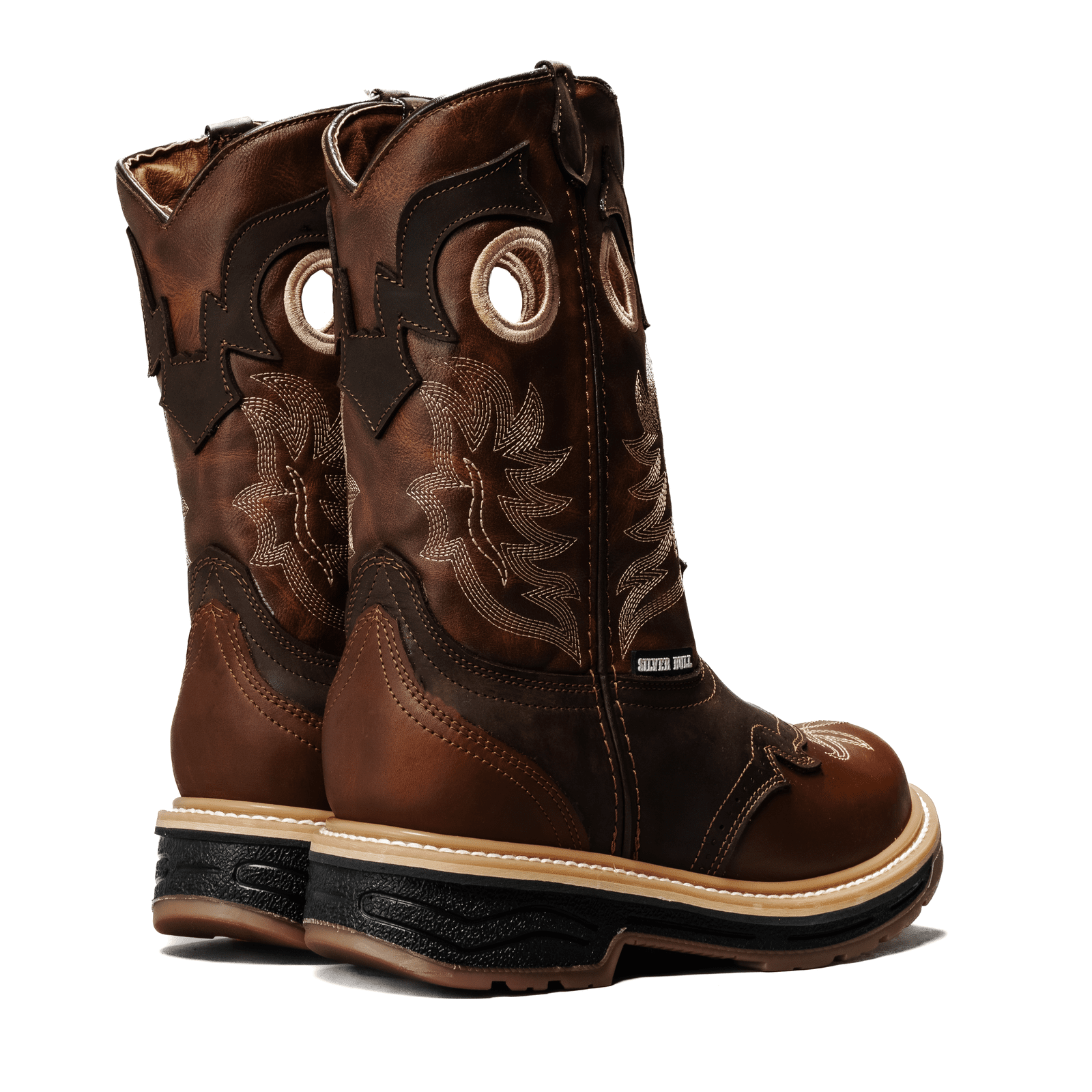 Sb1035 Hombre Steel Toe Brown Horma Ee Amplia-Se Recomienda Medio Numero Menos