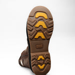 Sb1035 Hombre Steel Toe Brown Horma Ee Amplia-Se Recomienda Medio Numero Menos