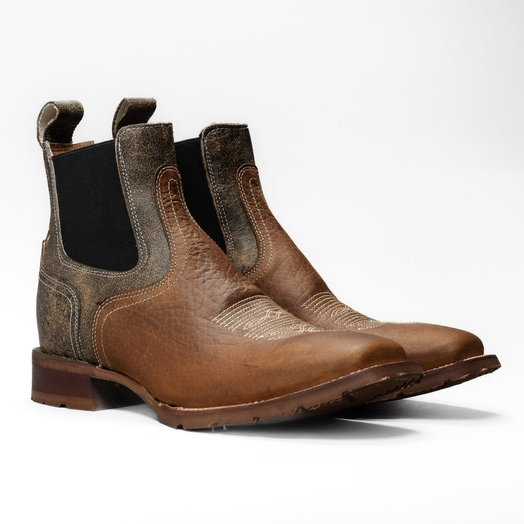 SB3050 Orix Square Toe Silver Bull Short Boots