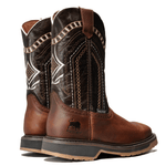 Sb5001 Bota Silver Bull Punta Cuadrada Steel Toe Cafe Rustico Horma Ee Amplia-Se Recomienda Medio Numero Menos