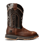 Sb5001 Bota Silver Bull Punta Cuadrada Steel Toe Cafe Rustico Horma Ee Amplia-Se Recomienda Medio Numero Menos