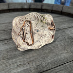 Hebilla Vaquera Para Cinto De Metal Oro/Plata/Negro