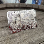 Hebilla Vaquera Para Cinto De Metal Oro/Plata/Negro
