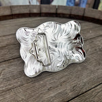Hebilla Vaquera Para Cinto De Metal Oro/Plata/Negro
