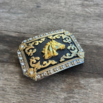 Hebilla Vaquera Para Cinto De Metal Oro/Plata/Negro