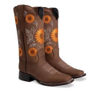 Jb15-05 Bota Dama Tubo Girasol Sand