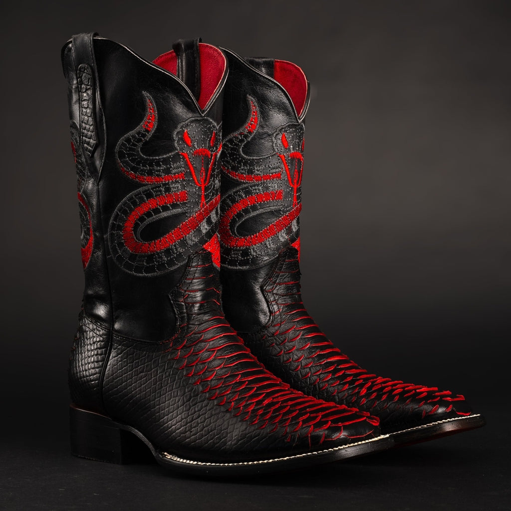 Botas Vaqueras de Hombre Viper con Punta Cuadrada