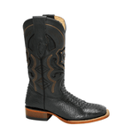 Bota Rodeo Mamba Piel de Pitón Negro