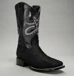 Combo Botas Vaqueras de Hombre Viper con Punta Cuadrada