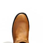 Bota de Trabajo 100% Piel Tubo Alto Suela Hule