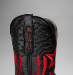 Bota Rodeo Piel Premium Con Corte De Pirarucu Monster Fish