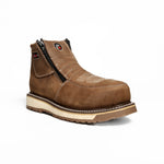 Western Flex 6" Botas de Trabajo Doble Zipper Suela Ligera Doble Densidad , 100% Piel