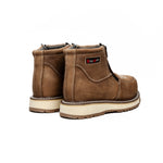 Western Flex 6" Botas de Trabajo Doble Zipper Suela Ligera Doble Densidad , 100% Piel