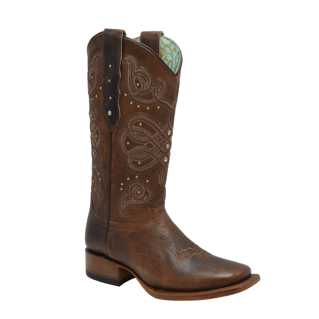 Liz Botas Rodeo para Mujer Café