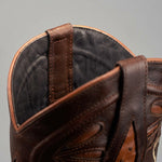 Bota Vaquera Rodeo Punta J Piel de Avestruz Original Exotico