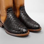 Bota Rodeo Piel Premium Piton Punta Redonda