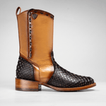 Bota Rodeo Piel Premium Piton Punta Redonda