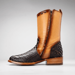 Bota Rodeo Piel Premium Piton Punta Redonda