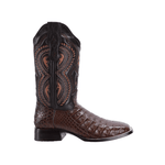 JB506 Bota de Rodeo Piel de Caiman Original Café