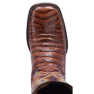 Bd704 Bota Rodeo Caiman Print Leather Chedron