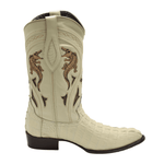 JB906 Punta J Bota Vaquera Original de Caiman Hueso