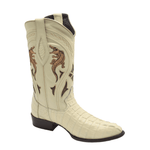 JB906 Punta J Bota Vaquera Original de Caiman Hueso