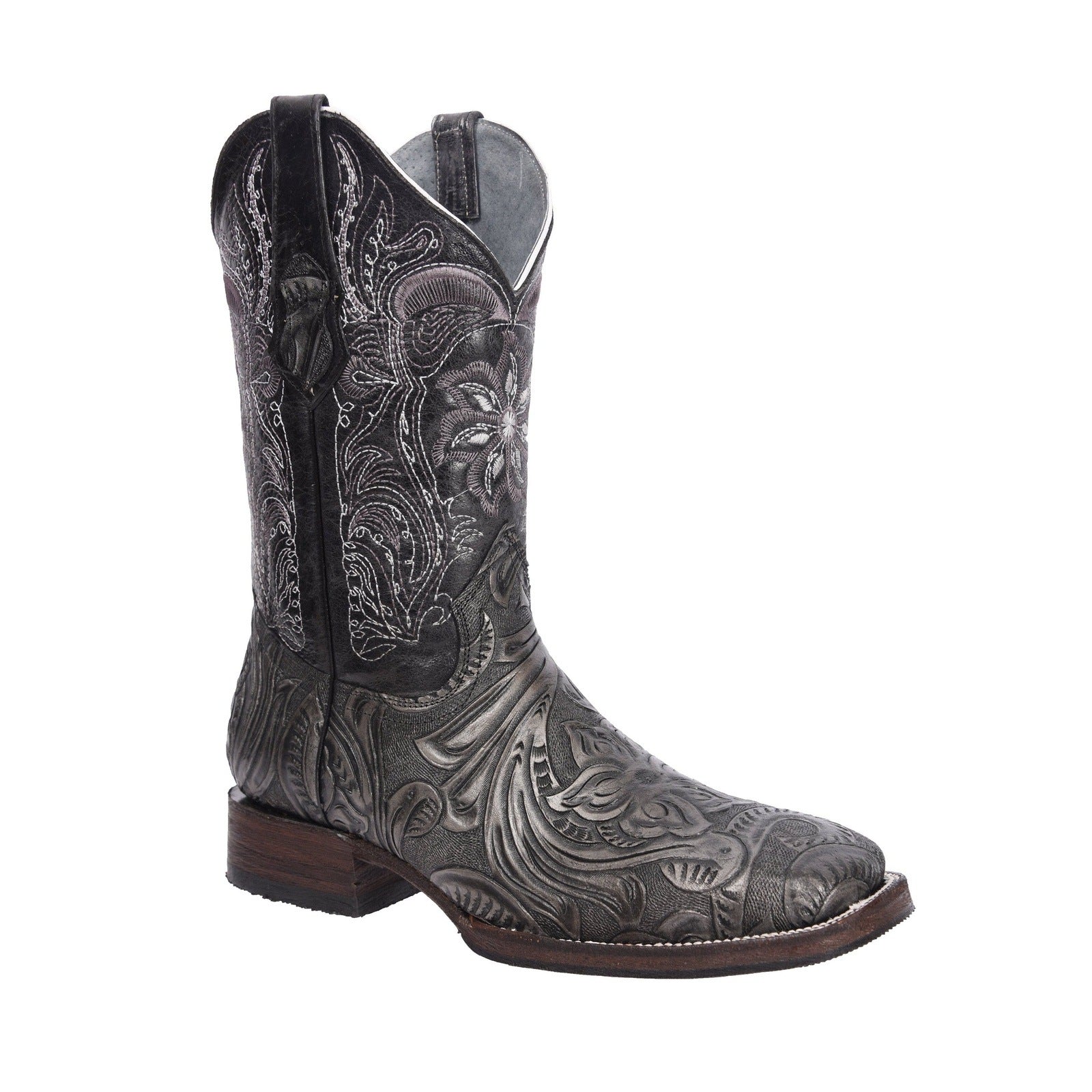 Combo 569 Sincelada Rodeo Black Silver Boot Wide Ee Last-One Number Less Recommended