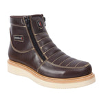 Hm330 Cafe Hammer Short Boots Zipper