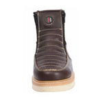 Hm330 Cafe Hammer Short Boots Zipper