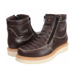 Hm330 Cafe Hammer Short Boots Zipper